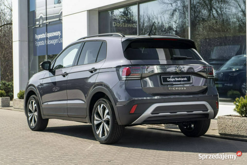 Volkswagen TCross Life Plus 10 TSI 95 Odbiór nieuszkodzony Łódź