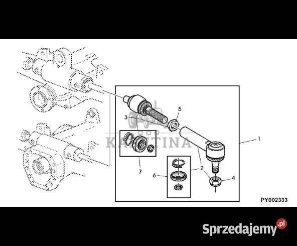 John Deere 7530 Premium Zestaw drąźków kierow wielkopolskie Jastrzębniki sprzedam
