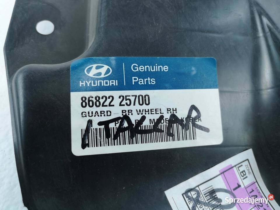 NADKOLE PRAWY TYŁ HYUNDAI ACCENT 0206 NOWE ASO lubelskie