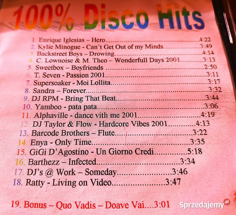 100 disco hits składanka Gliwice