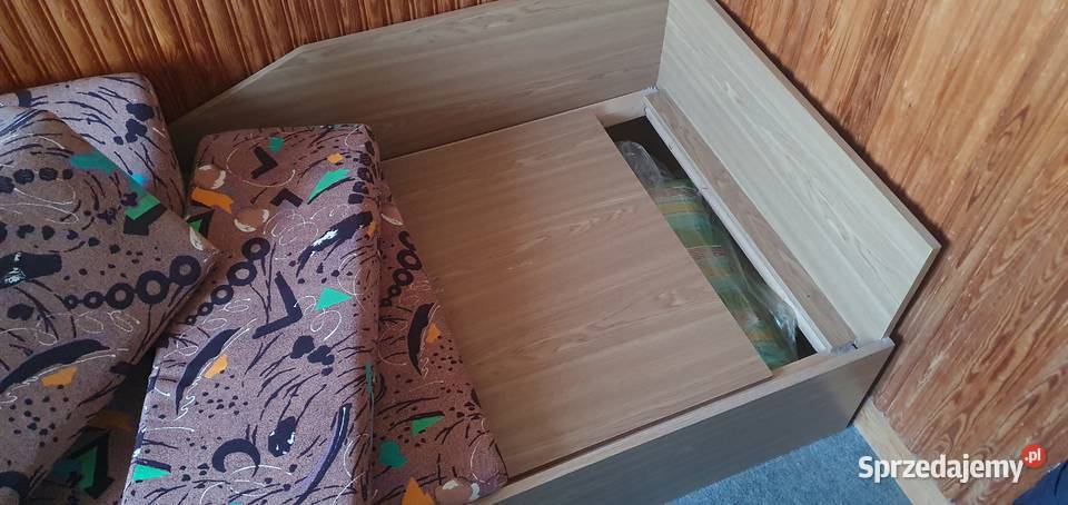 Tapczan rozkładany narożny