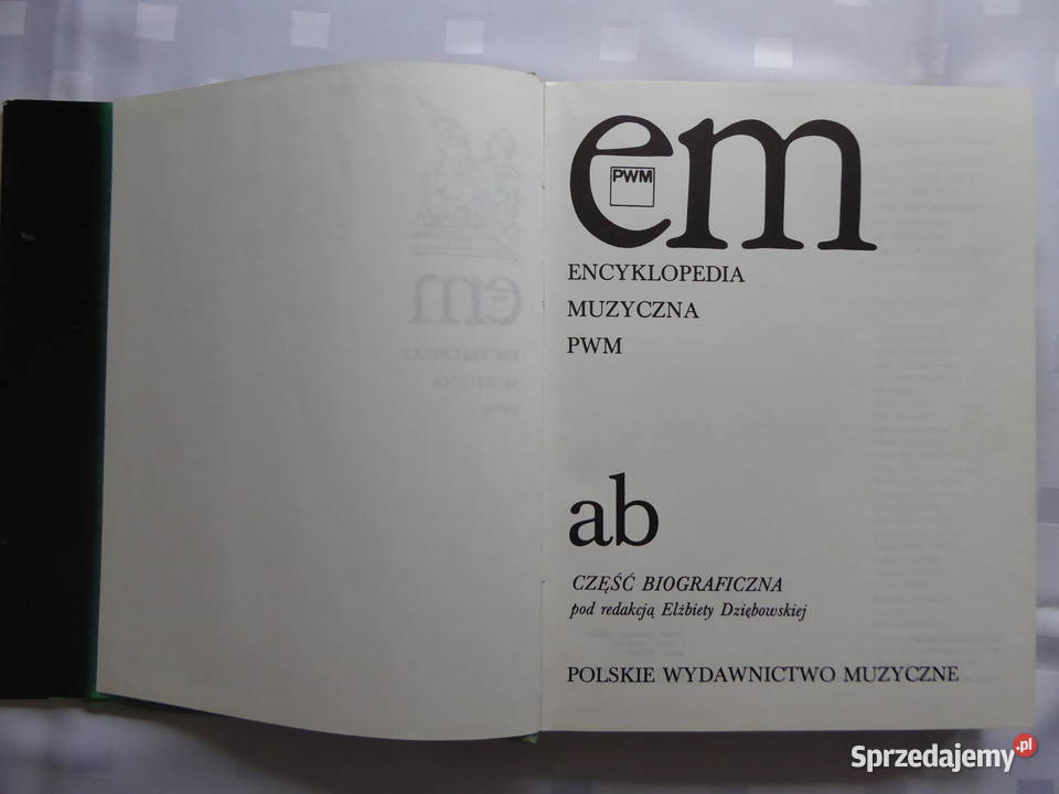 Sprzedam książkę Encyklopedia Muzyczna PWM ab śląskie Bielsko-Biała
