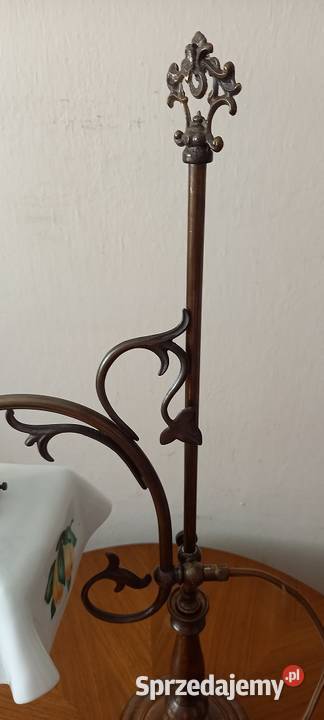 Mosiężna lampa z ruchomym ramieniem dostawa łódzkie Skierniewice