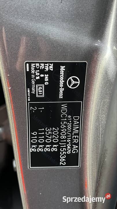 AMG Line automat Łask sprzedam