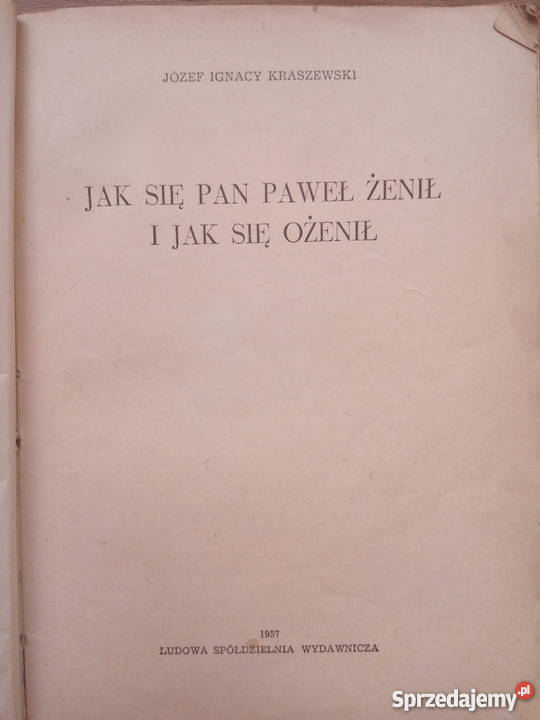się Pan Paweł żenił i się ożenił książka Proza i poezja Dąbrowa Górnicza