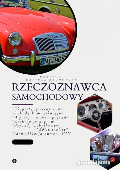 Rzeczoznawca samochodowy certyfikowany usługa