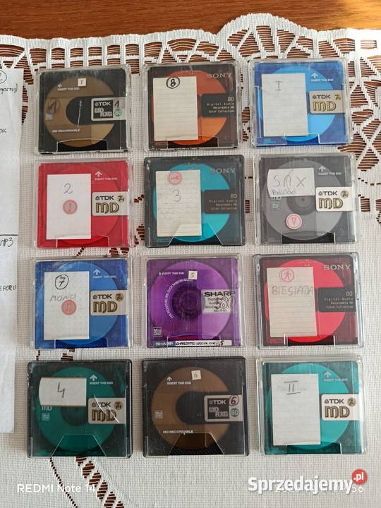 Mini Disc Sharp12 MDPodkłady Muzyczne Zestaw Przemków