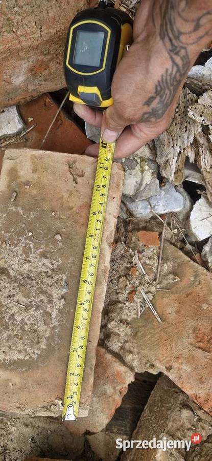 Cegła rozbiórkowa pruska twarda Wymiary na Cegły, bloczki i pustaki Sokolica