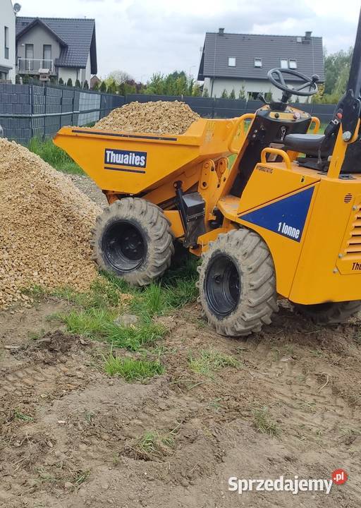 Wozidło 1t wysoki wysyp koparka zagęszczarka Goleniowy