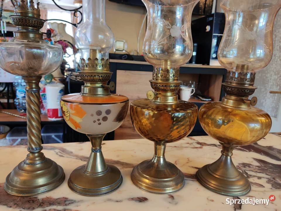 stara lampa naftowa lampy ze szkłem wyprzedaż Dom i Ogród Gorzów Wielkopolski sprzedam