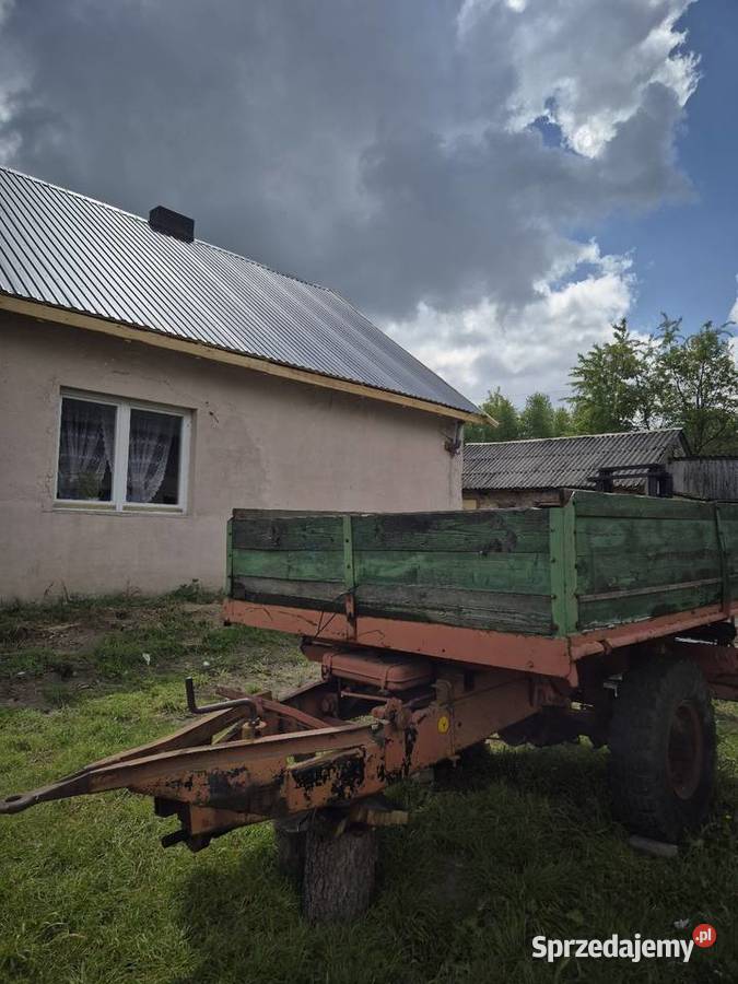 Przyczepa wywrotka jednoosiowa