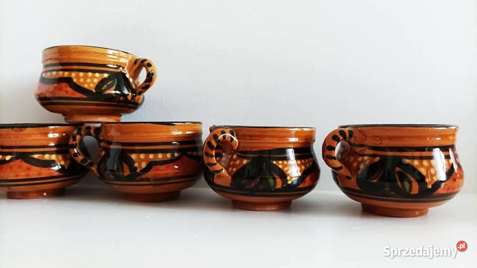 Zestaw ceramiczny PRL dolnośląskie Dzierżoniów