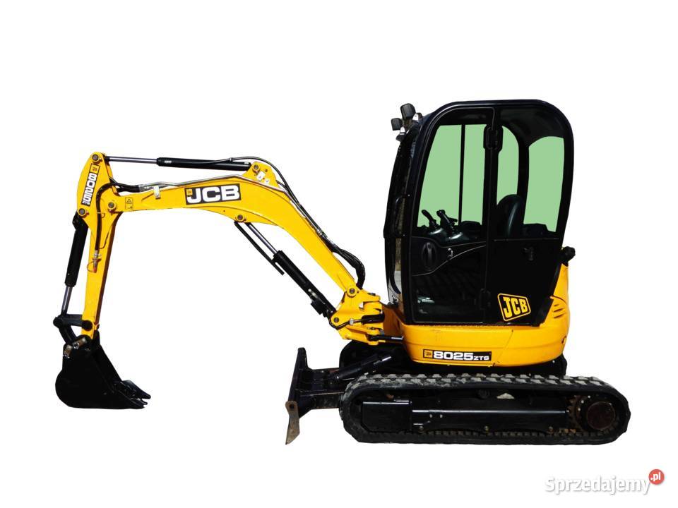 JCB 8025 8026 8030 8035 zts Szyba przednia dolna Części do maszyn budowlanych Kielce