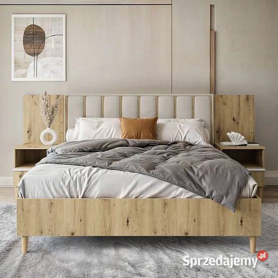 Łóżko sypialniane Lux ze stolikami bez Zabrze sprzedam