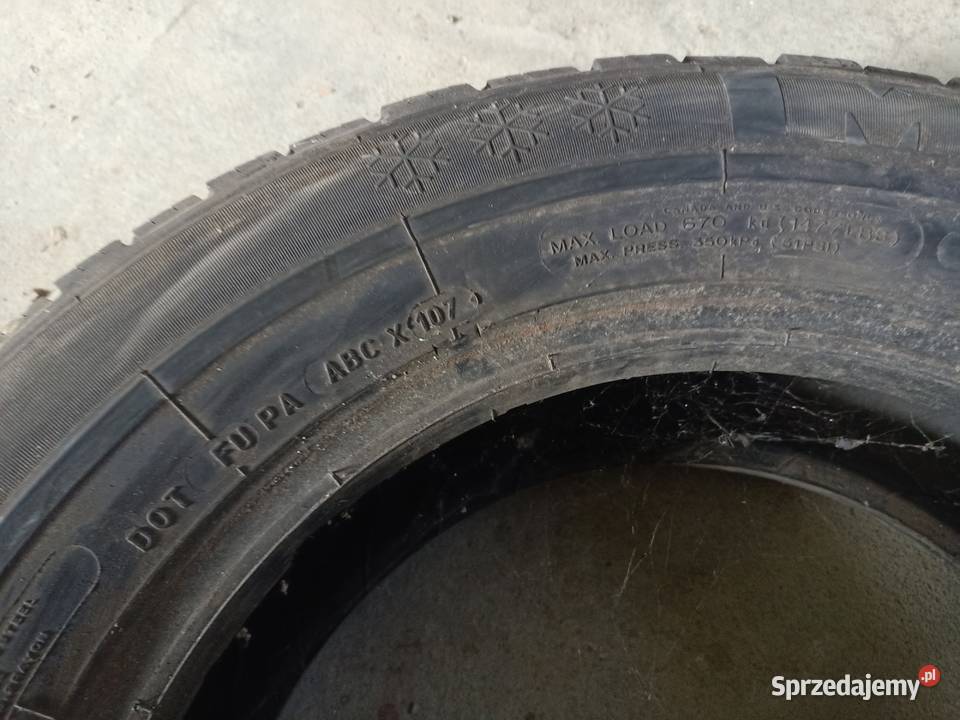 Opony 20565 R15 Michelin wysoki bieżnik super Koronowo sprzedam