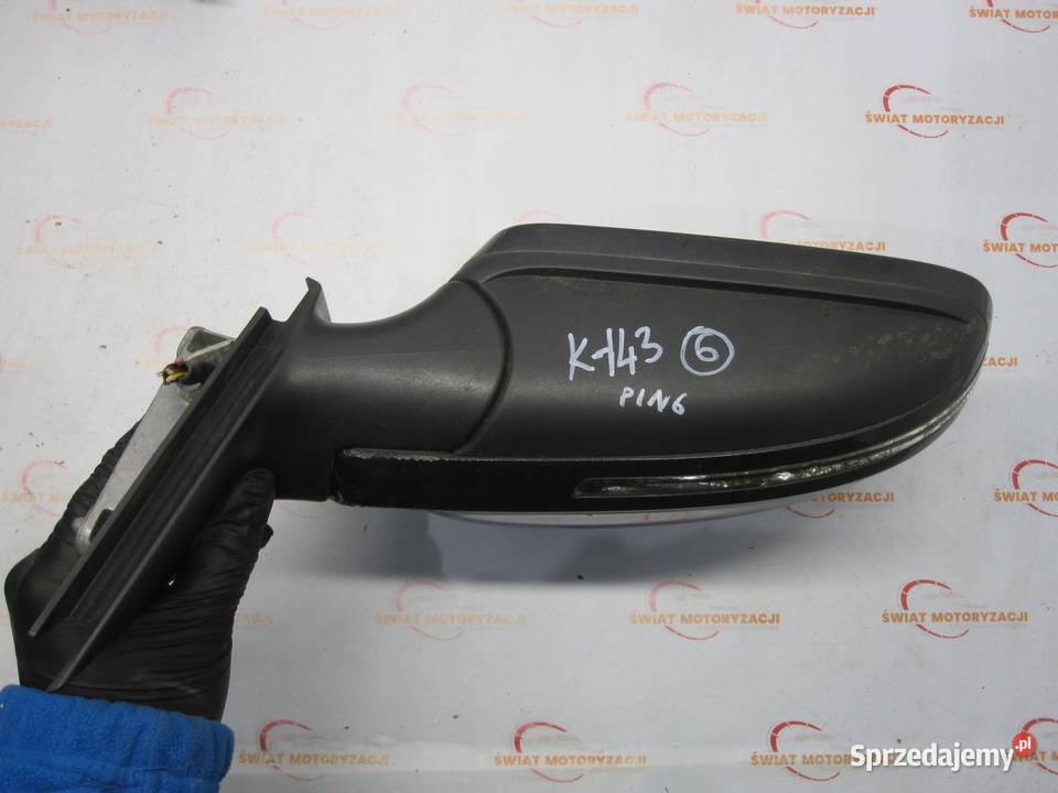 AUDI A3 SPORTBACK 8PA 10r lusterko prawe 6 PIN Kielce