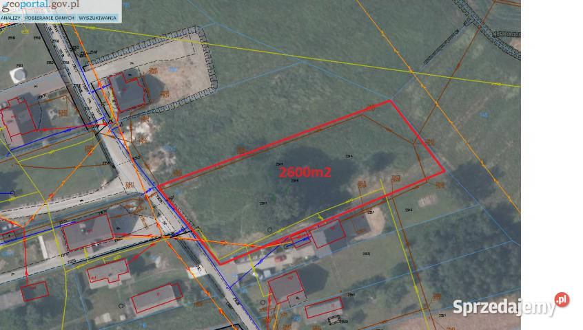 Do sprzedaży działka 2600m2 Uszew 2600m2 małopolskie sprzedam