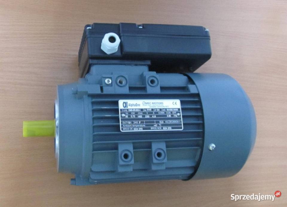 Silnik jednofazowy 075kW 1400 B3 łapowy OMSSR Sklep Czarnylas
