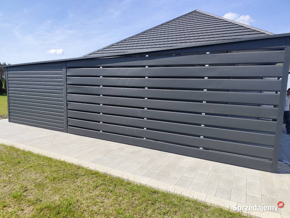 Wiatka ogrodowa GARAŻ BLASZANY Domek Ogrodowy blacha