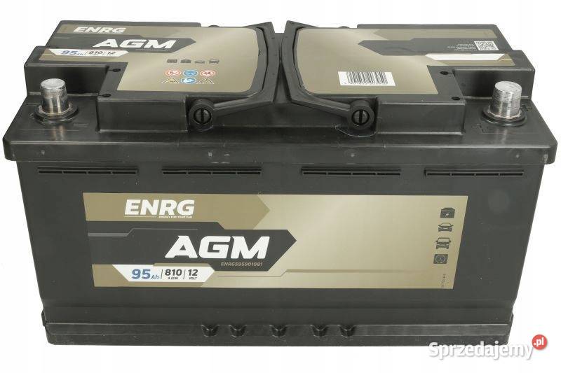 Akumulator ENRG AGM 95Ah 810A P Jelcz-Laskowice