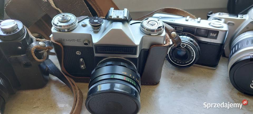 Aparaty Canon Zenit Halina Lubitel Polaroid mazowieckie Warszawa