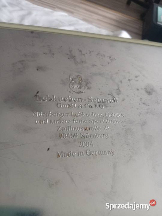 Niemiecka puszka na pierniki 2004 Norymberga Bydgoszcz