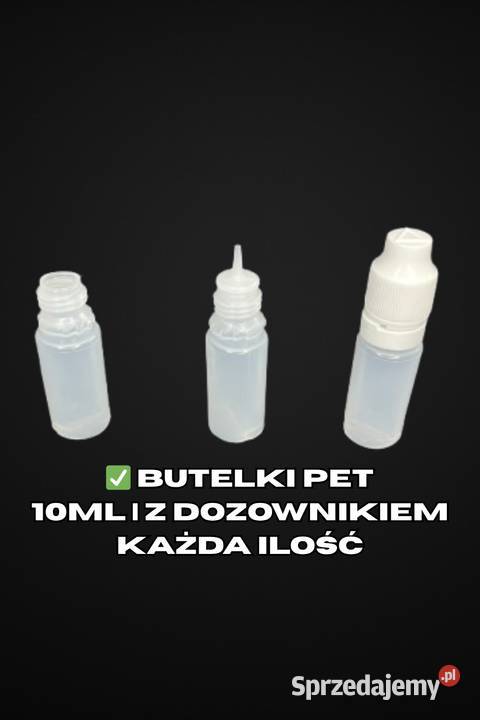 Butelki PET 10ml z zakrętką do perfum olejków Zielona Góra