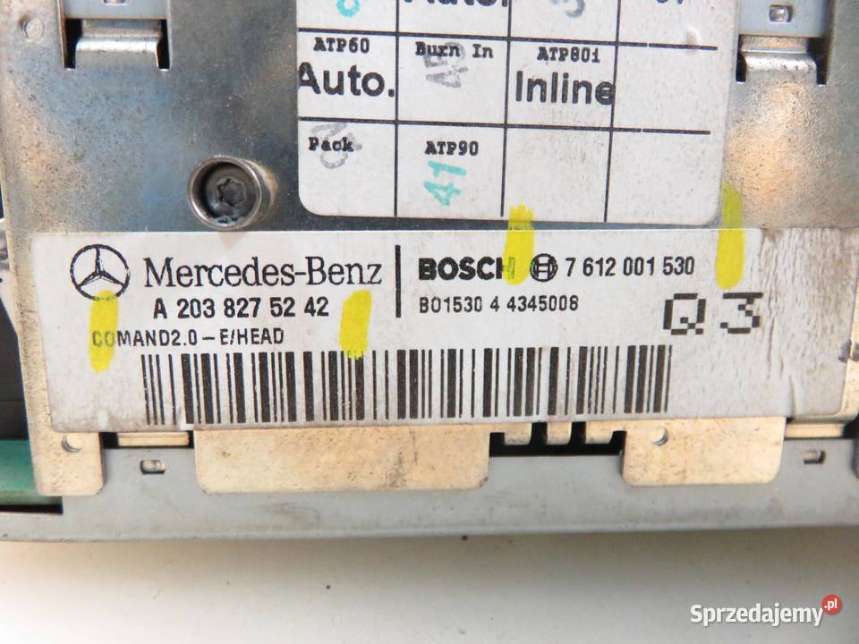 RADIO MERCEDESBENZ VITO 639 2038275242