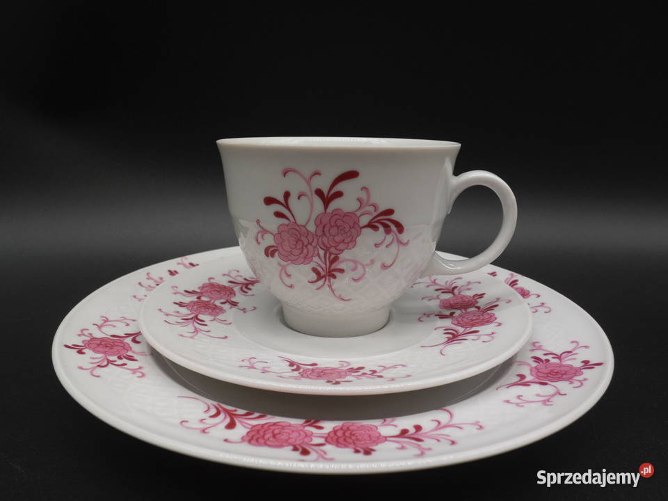 Zestaw śniadaniowy trio z porcelany Seltmann Porcelana i szkło