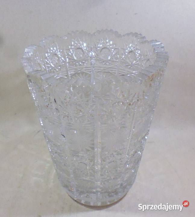Wazon Kryształowy Bohemia Warszawa