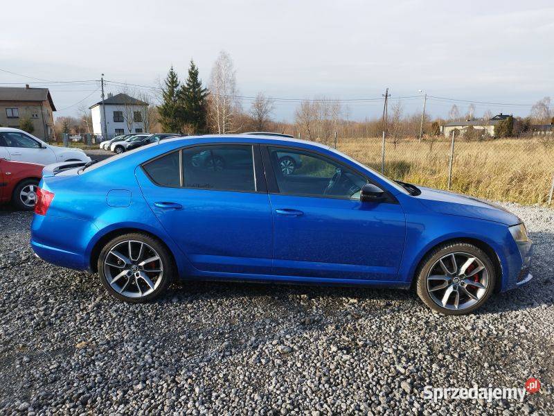 Skoda Octavia VRS 20 TDI 184 STAN KLIMA NAVI PDC niebieski Octavia Częstochowa sprzedam