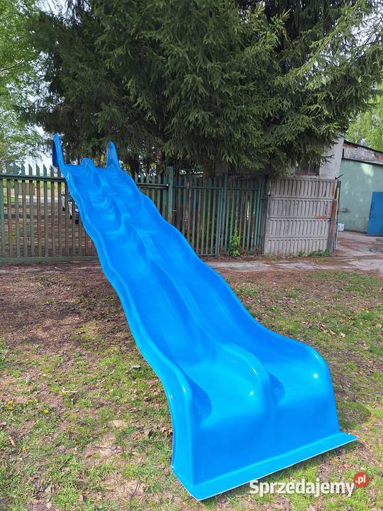 Zjeżdżalnia podwójna falowana 6m z laminatu sprzedam