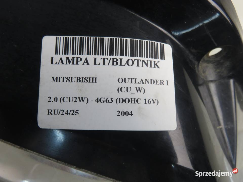 LAMPA LEWA TYLNA MITSUBISHI OUTLANDER I CUW