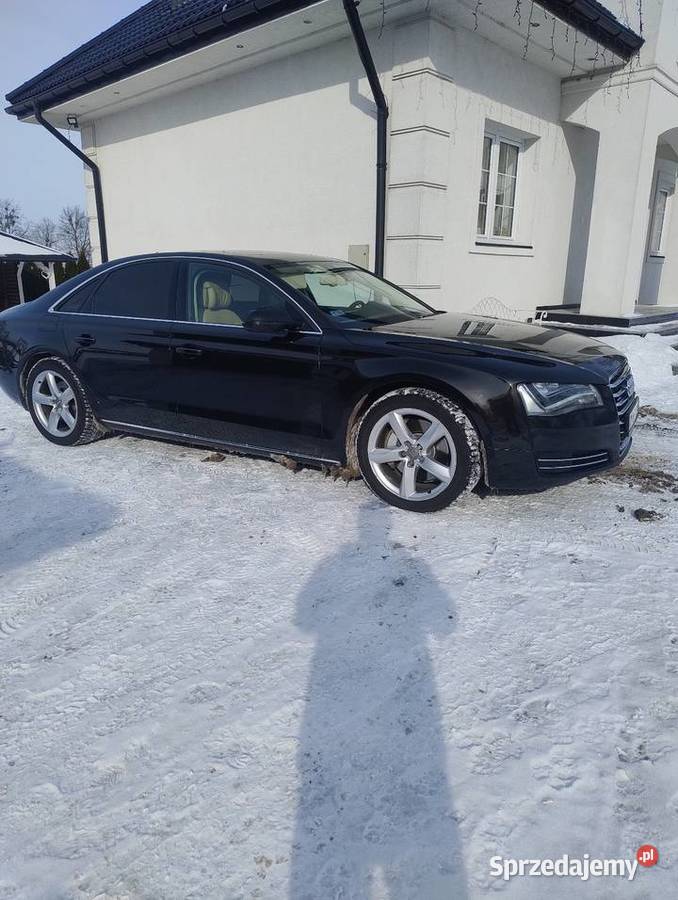 Audi A8 D4 30tdi czarny A8 warmińsko-mazurskie Gołdap