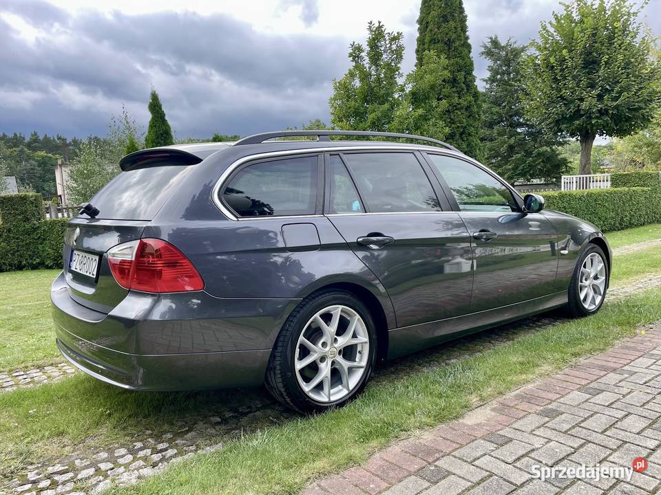 BMW E91 325i 2005 r jasny środek manual klimatyzacja wielkopolskie Nowy Tomyśl