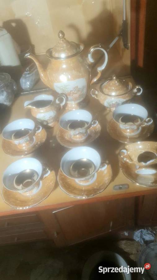 Serwis kawowy vintage walbrzych z okresu prl Chorzów