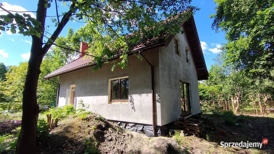 Dom piętrowy w trakcie budowy duża działka mieszkalny Piaseczno
