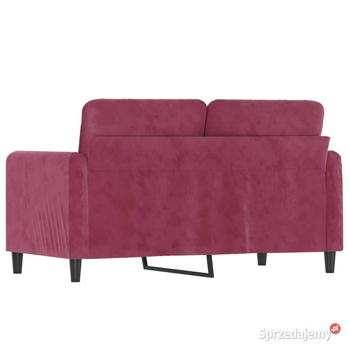 Sofa 2osobowa winna czerwień 120 tapicerowana Warszawa