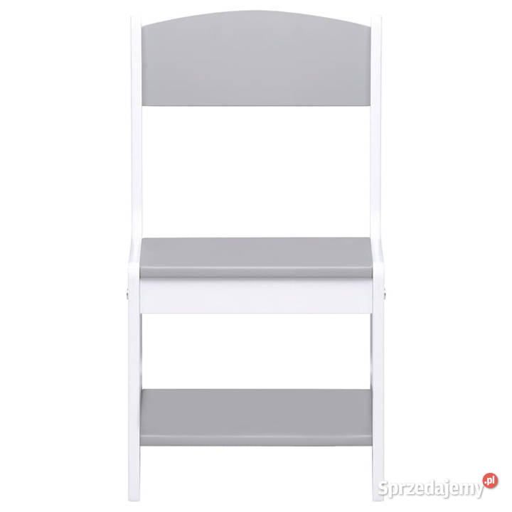 Stolik dzieci z 2 krzesłami biały MDF WM80283 Warszawa