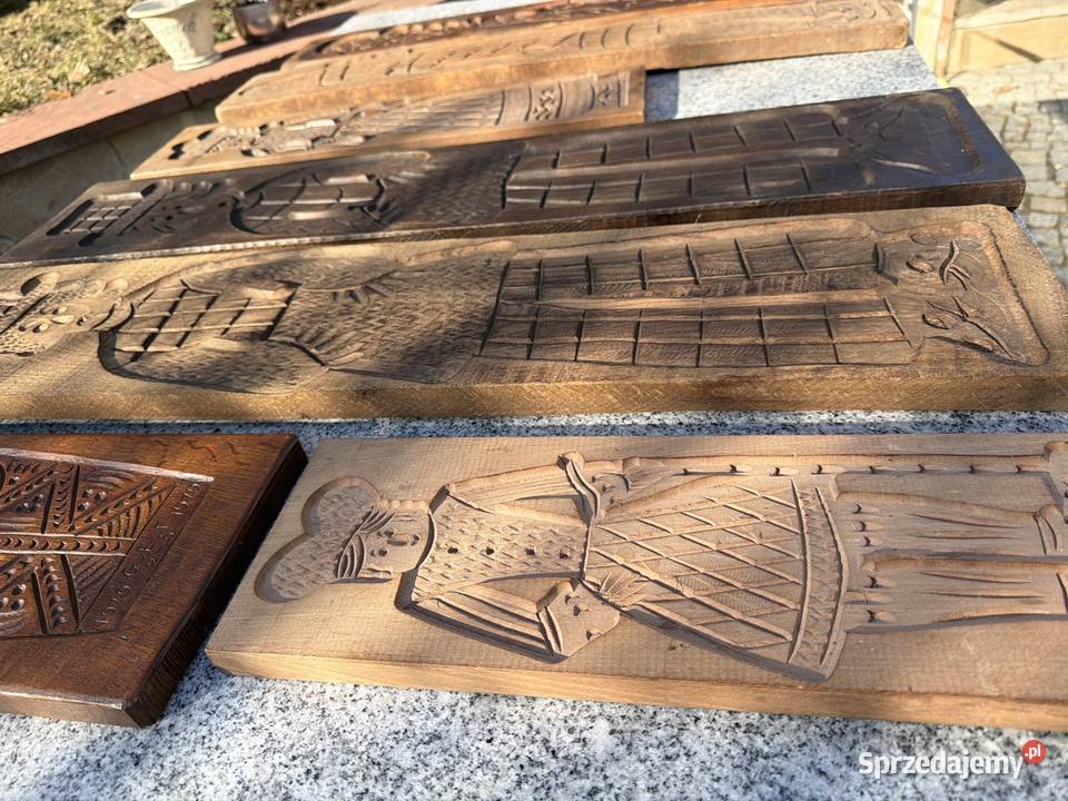 Kolekcja stara forma snycerska do pierników Rękodzieło Bystrzyca Kłodzka