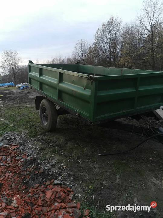 Przyczepa jednoosiowa agromet rumunka Bieruń