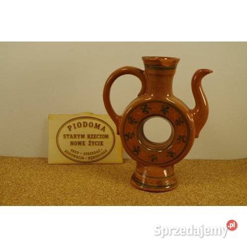 Dekoracyjny flakon ceramiczny Ring Vase śląskie