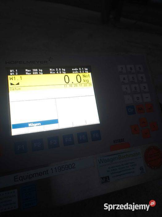 Waga najazdowa nierdzewna 600 Unisław