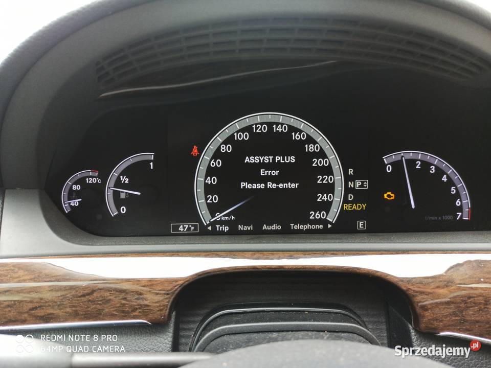 Mercedes S400H W 221 śląskie Konary