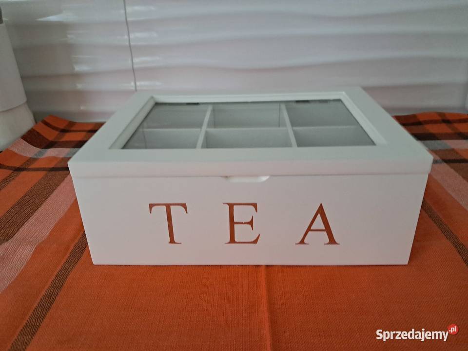 Szkatułka TEA na herbatę w torebkach do małopolskie sprzedam