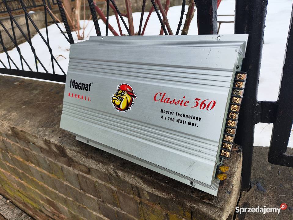 Wzmacniacz samochodowy 4 kanałowy Magnat Classic śląskie Niegowonice