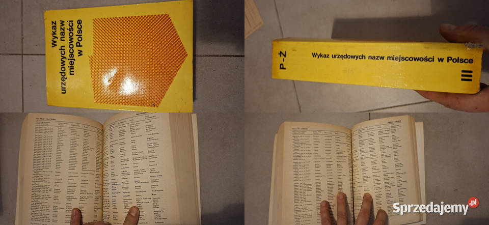 Pierwsze wydanie Wykaz nazw miejscowości w Łęczyca