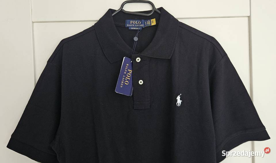 Ralph lauren XL piękna koszulka czarna t shirt Ralph Lauren Moda i Styl mazowieckie Warszawa