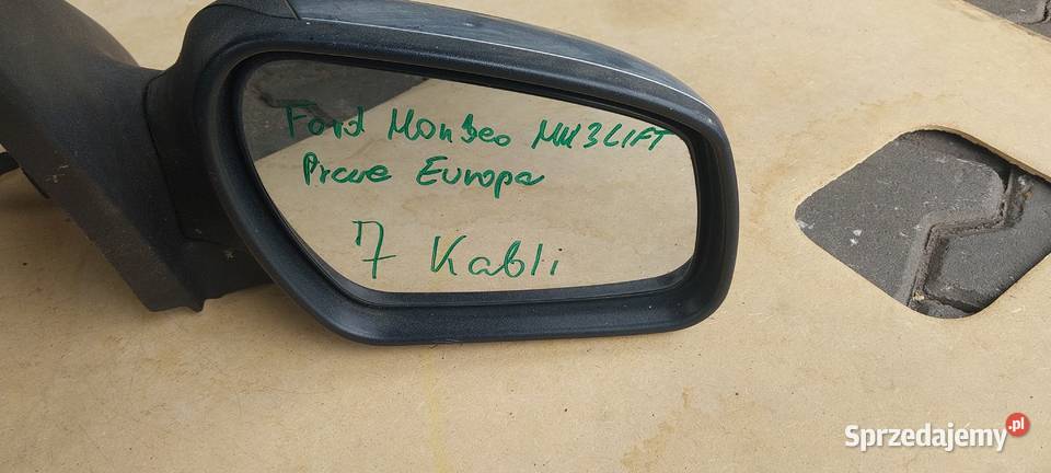 Lusterko prawe FORD MONDEO MK3 LIFT 7PIN Szczecin