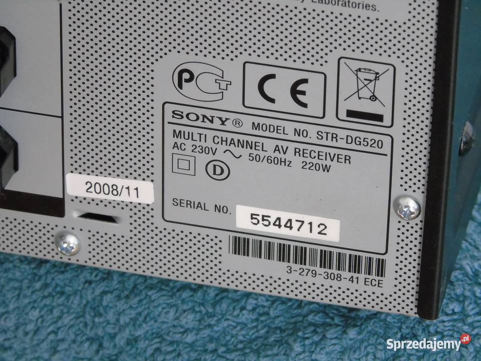 Amplituner Sony STRDG520 HDMi pilot DOSTAWA Amplitunery